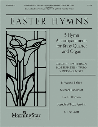 Book cover for Easter Hymns: 5 Hymn Accompaniments for Brass Quartet and Organ