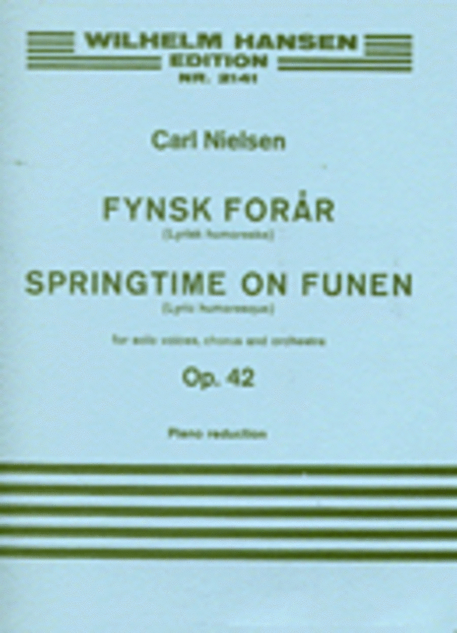 Carl Nielsen: Fynsk Foraar Op.42 (Vocal Score) 4-Part scores gallery preview page 1