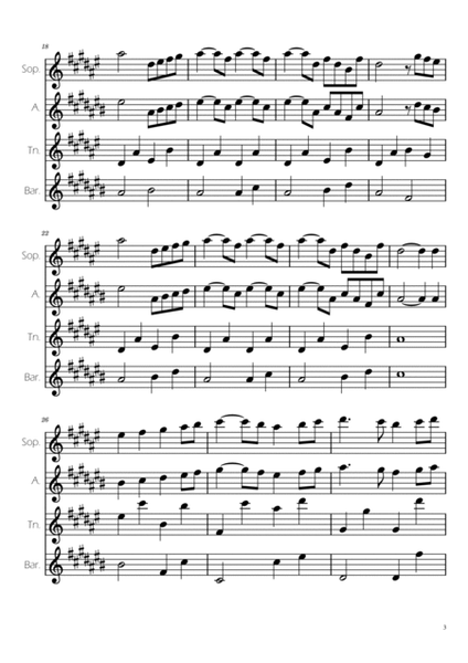 Swan Lake (theme) - Tchaikovsky - Sax Quartet image number null