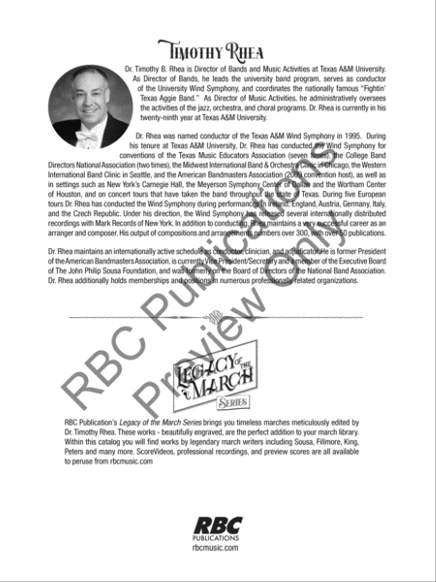 Under The Double Eagle (Score) Concert Band scores gallery preview page 3
