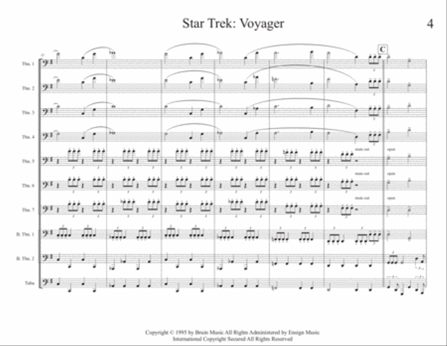 Star Trek - Voyager(r) Large Ensemble scores gallery preview page 4