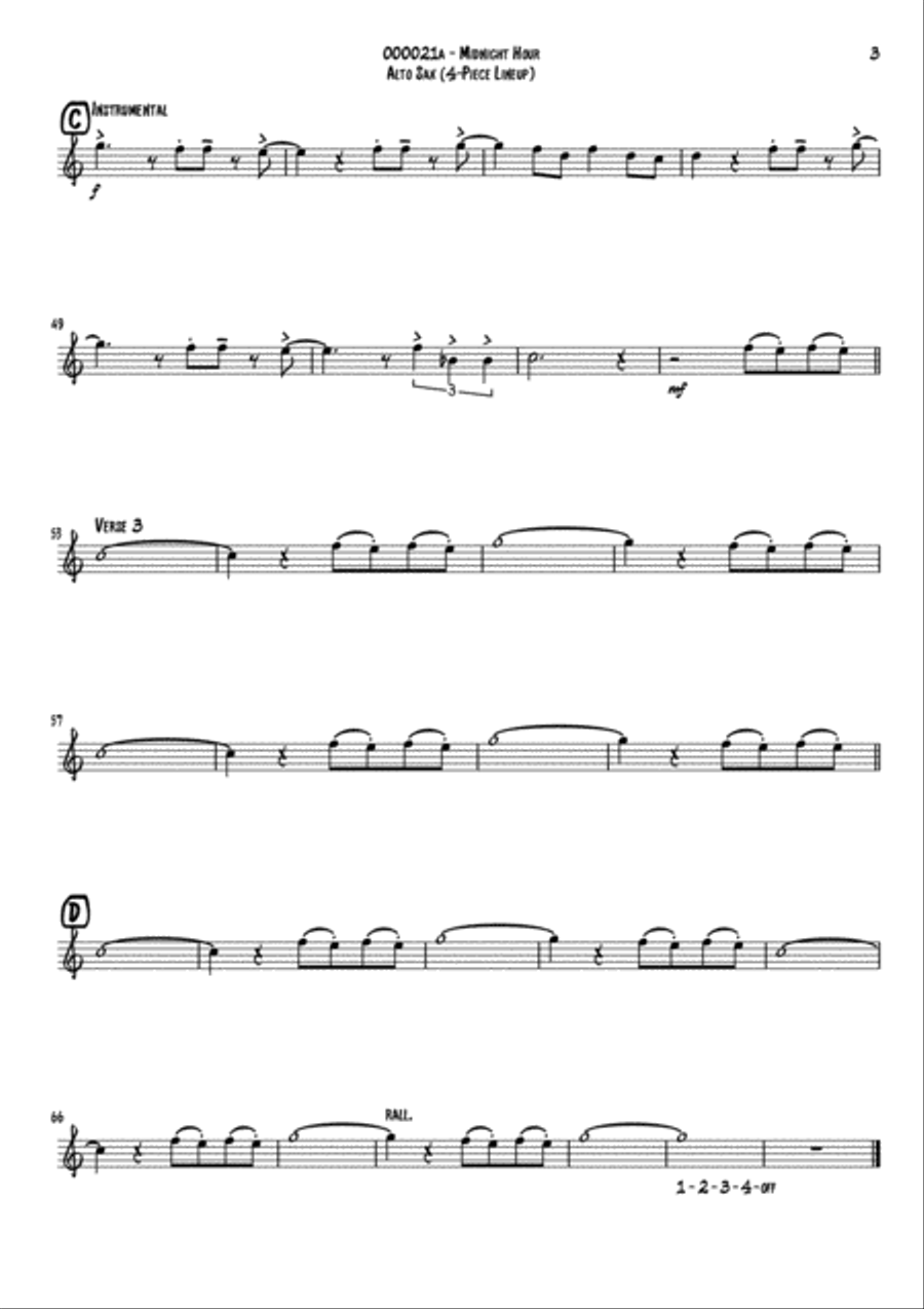 In The Midnight Hour Small Ensemble scores gallery preview page 6