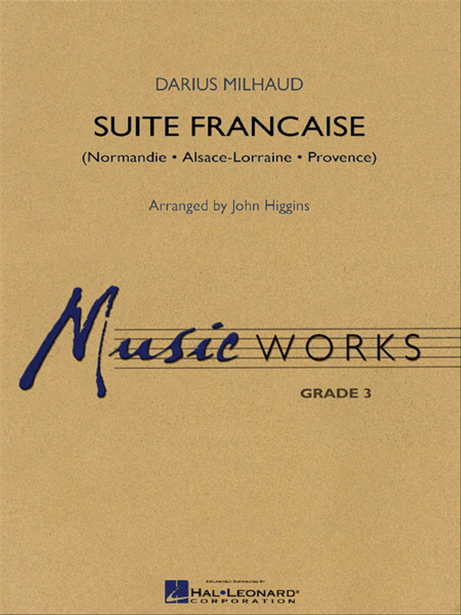 Suite Francaise Concert Band scores gallery preview page 1