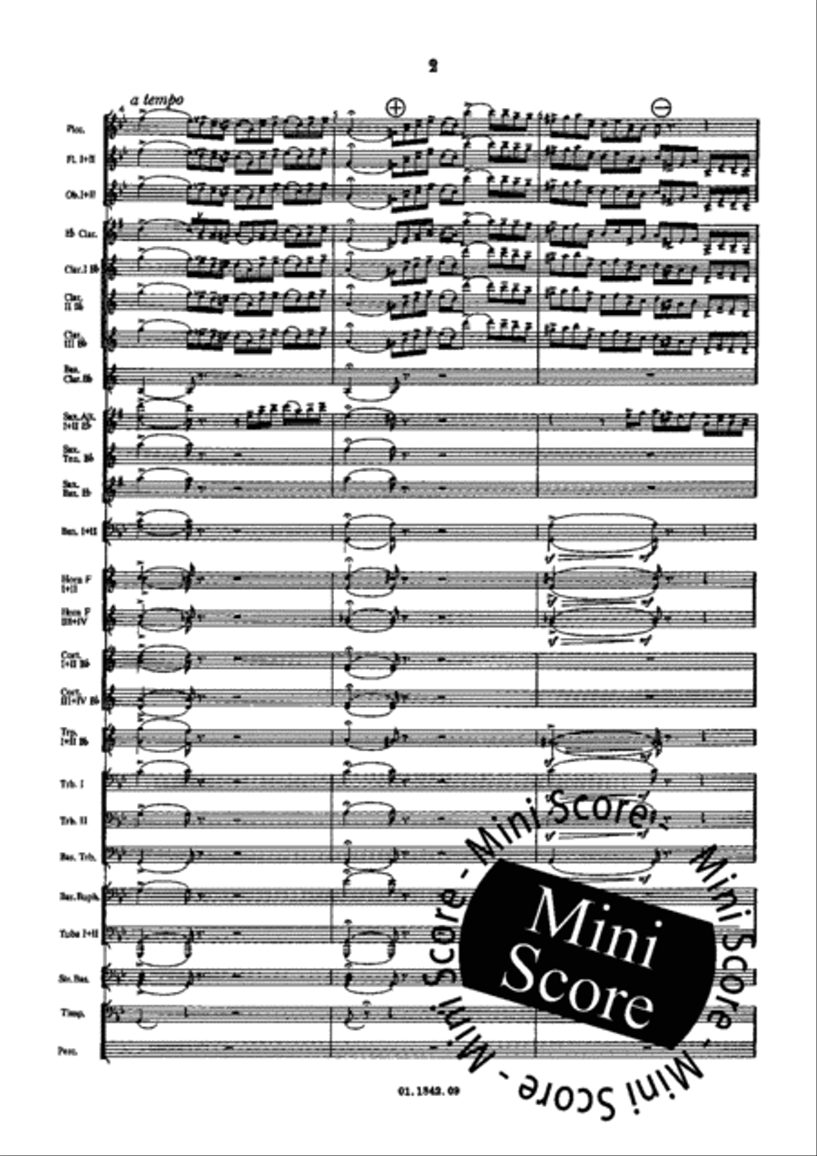 Fantasia and Fugue Concert Band scores gallery preview page 12