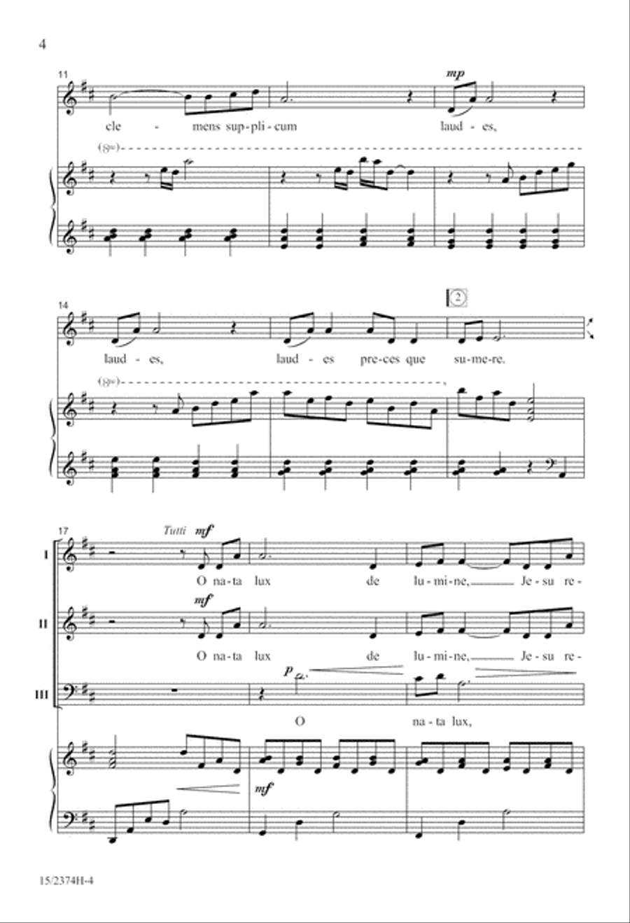 O Nata Lux O Nata Lux 3-Part scores gallery preview page 4