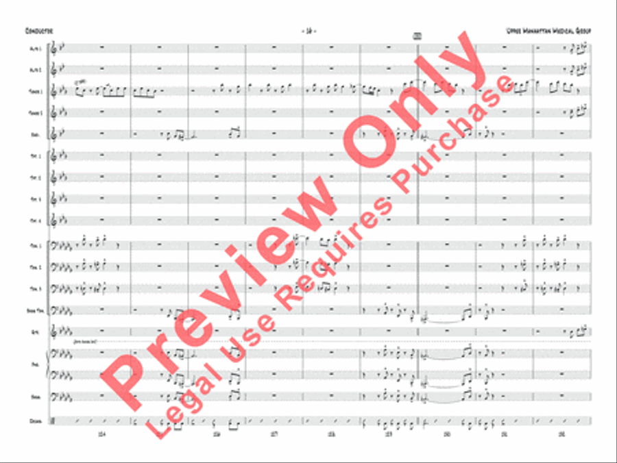 Upper Manhattan Medical Group Jazz Ensemble scores gallery preview page 17