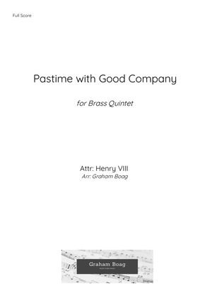 Book cover for Pastime with Good Company for Brass Quintet