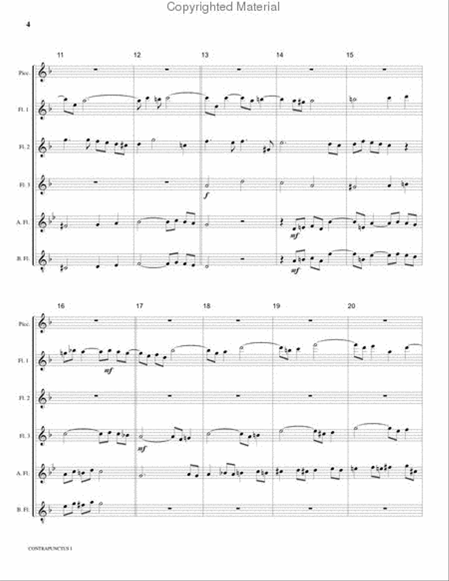 <br>Sheet music extract