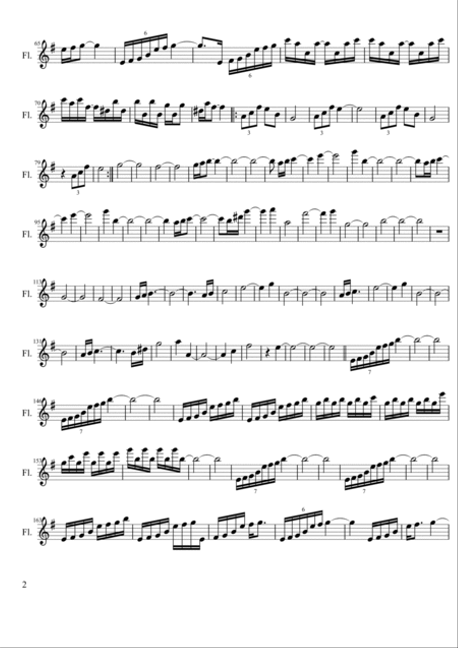 Labyrinth (Meditation for Flute) Flute Solo scores gallery preview page 2