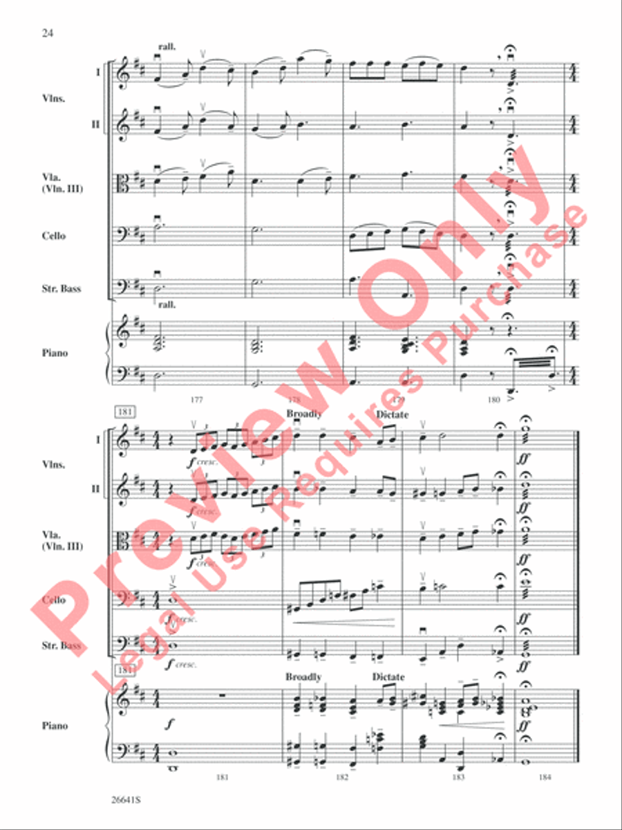 The Wizard of Oz String Orchestra scores gallery preview page 25