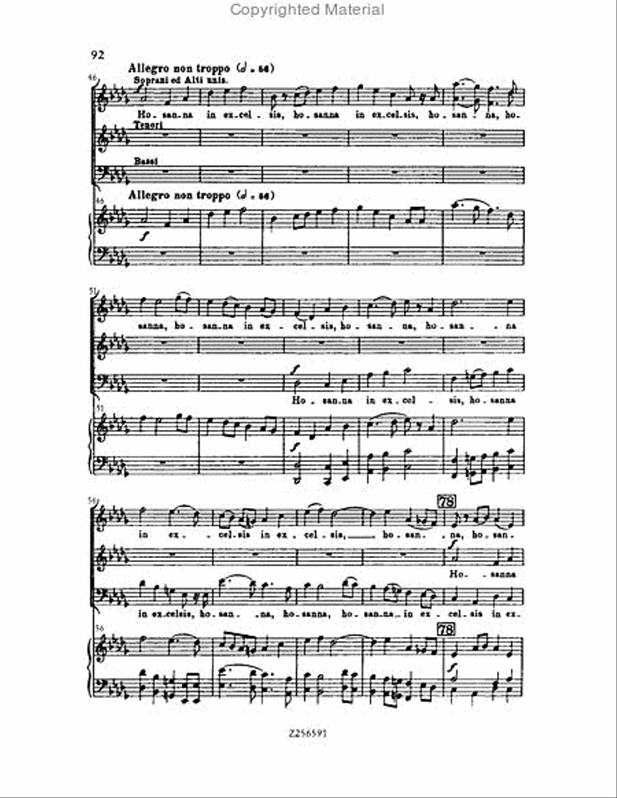 Grande Messe du Morts, H 75 Choir scores gallery preview page 92