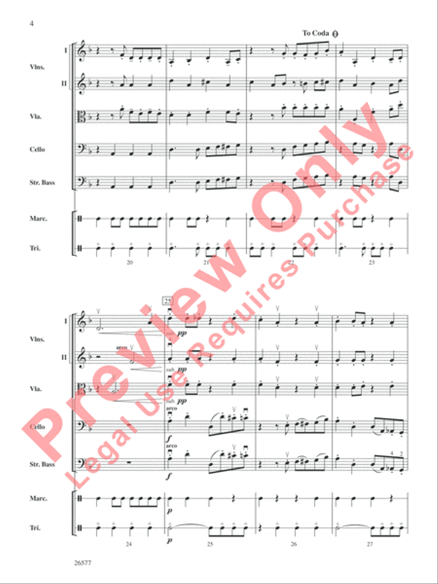Mambo Incognito String Orchestra scores gallery preview page 5