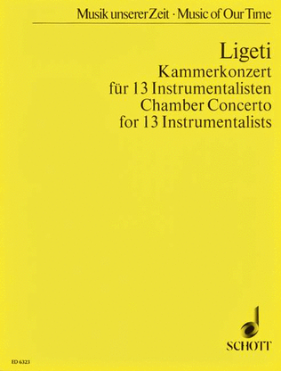 Book cover for Chamber Concerto for 13 Players