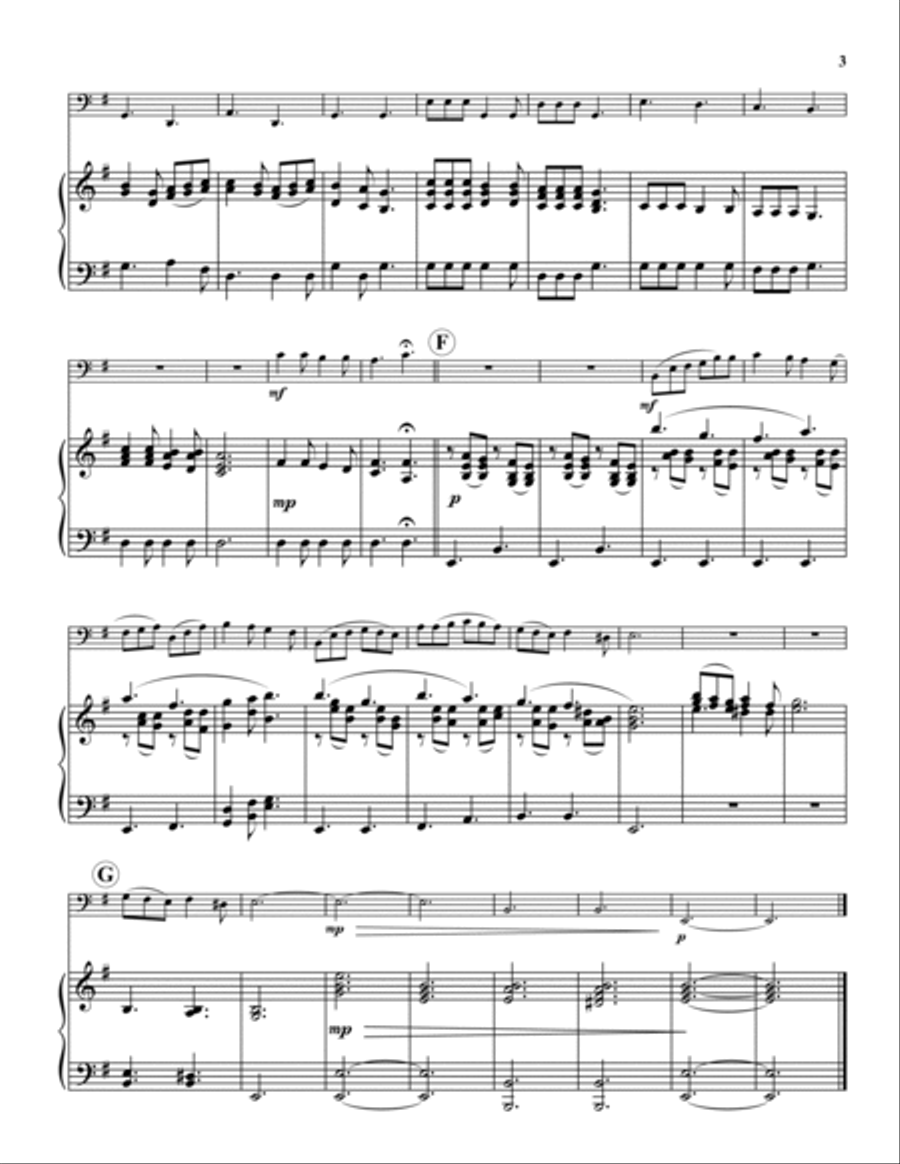 Serenade Bassoon Solo scores gallery preview page 3