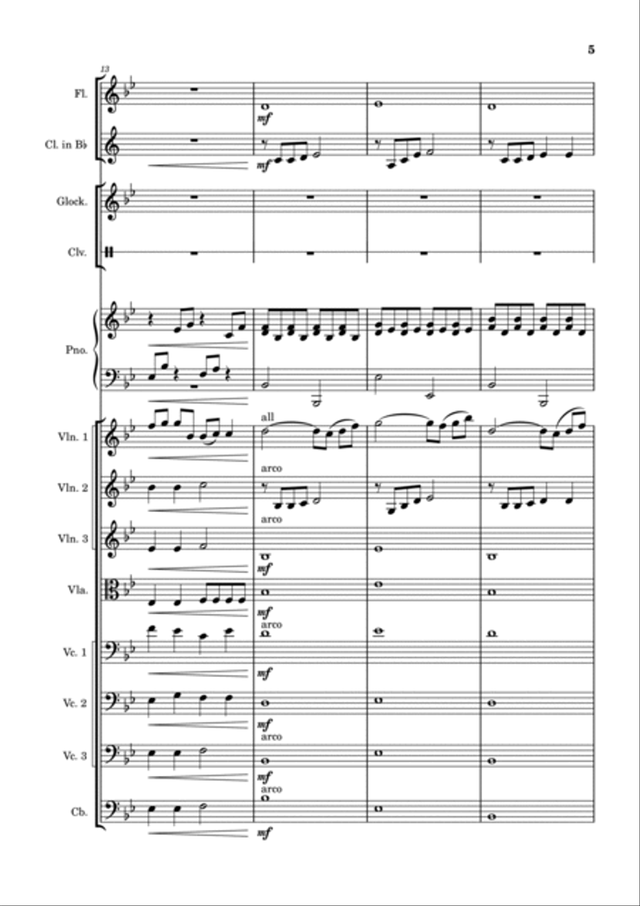 Still, My Soul Be Still String Orchestra scores gallery preview page 5
