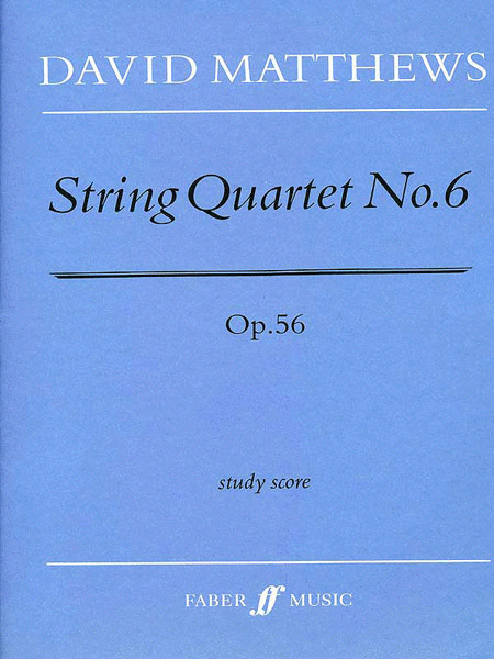 Matthews D/String Quartet 6 (Score)
