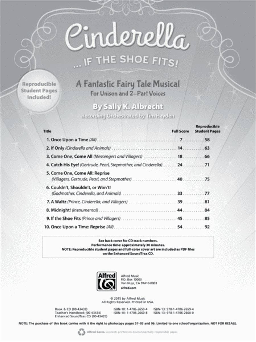 Cinderella. . . If the Shoe Fits! Voice scores gallery preview page 2
