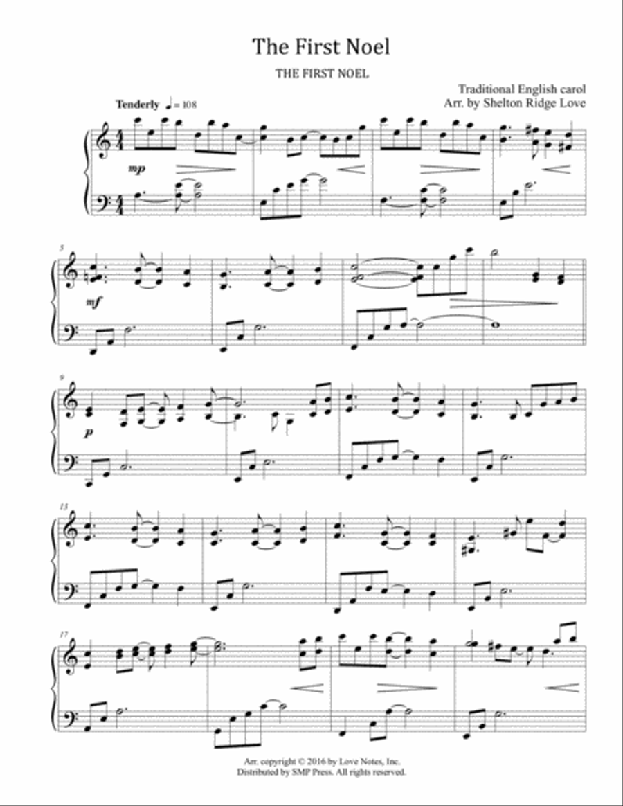 The First Noel Piano Solo scores gallery preview page 2