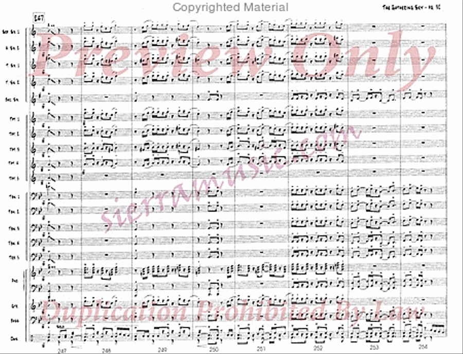The Gathering Sky Jazz Ensemble scores gallery preview page 33