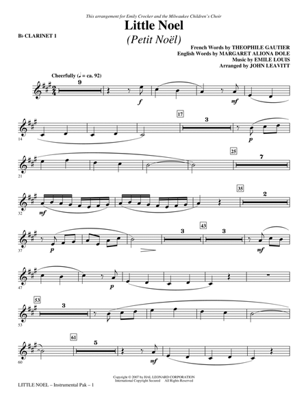 Little Noel (Petit Noel) - Bb Clarinet 1