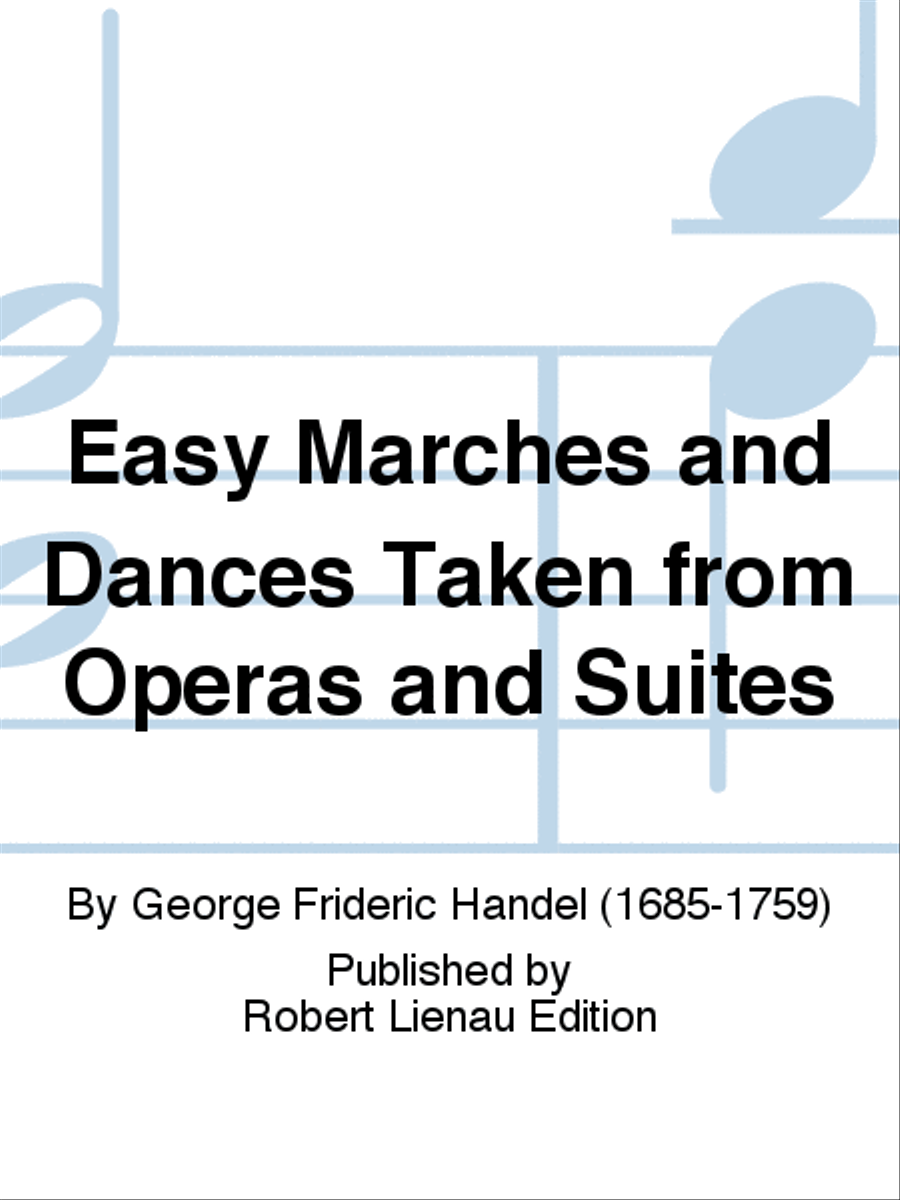 Easy Marches and Dances Taken from Operas and Suites Violin Solo scores gallery preview page 1