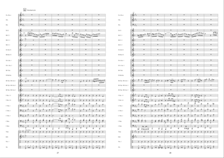 The Billy Joel Songbook Fanfare Band scores gallery preview page 15