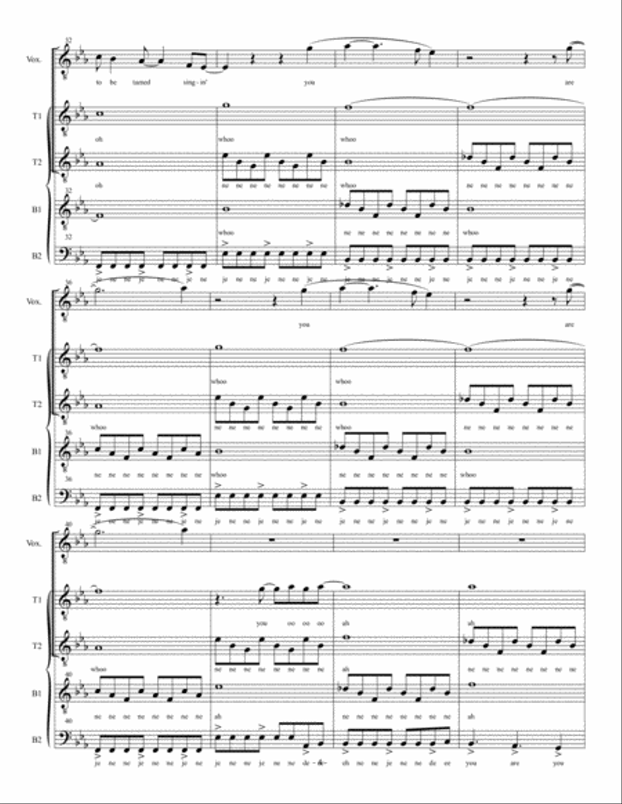 Clocks 4-Part scores gallery preview page 4