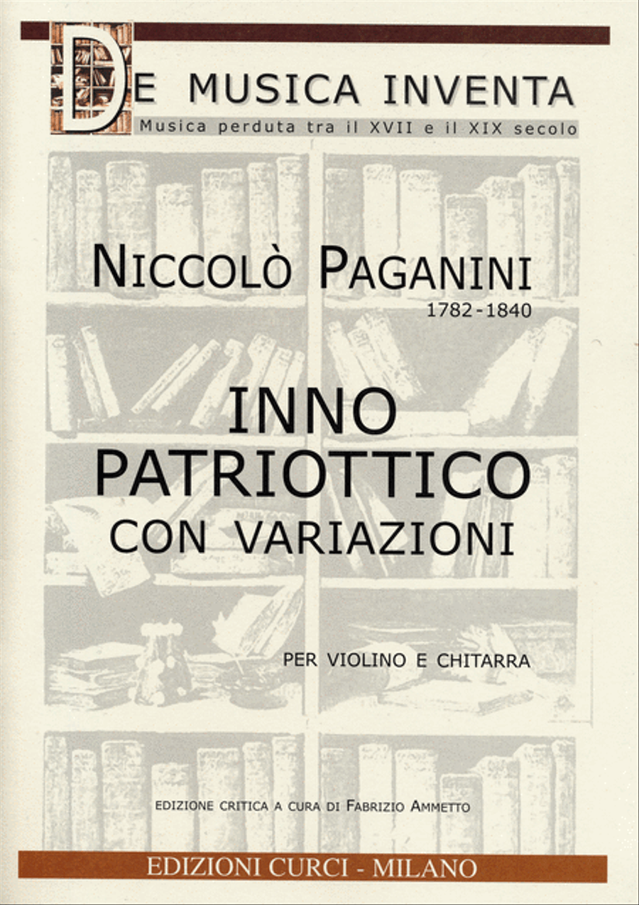 Inno patriottico con variazioni Violin scores gallery preview page 1