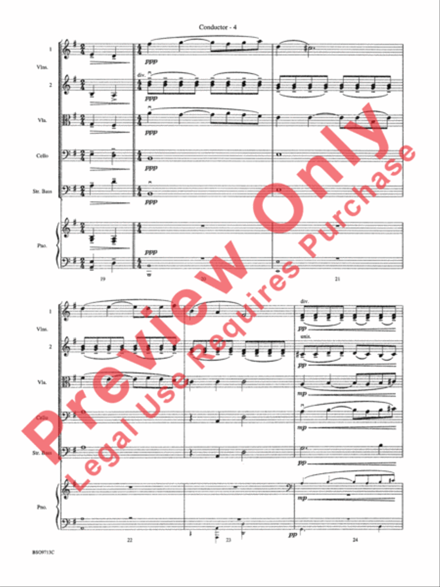 Pavane String Orchestra scores gallery preview page 6