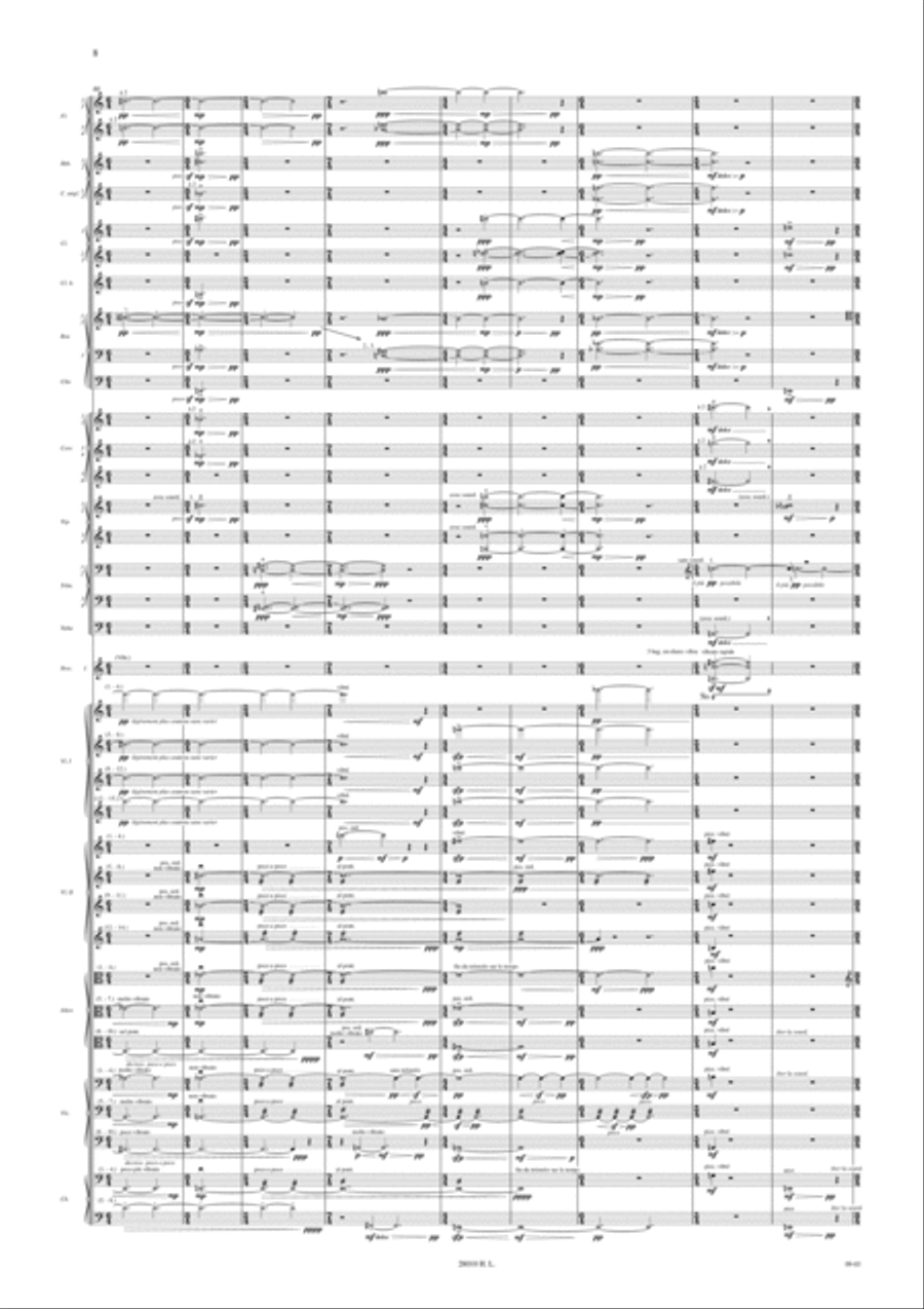 Le Cypres Blanc Le Cypres Blanc Orchestra scores gallery preview page 5