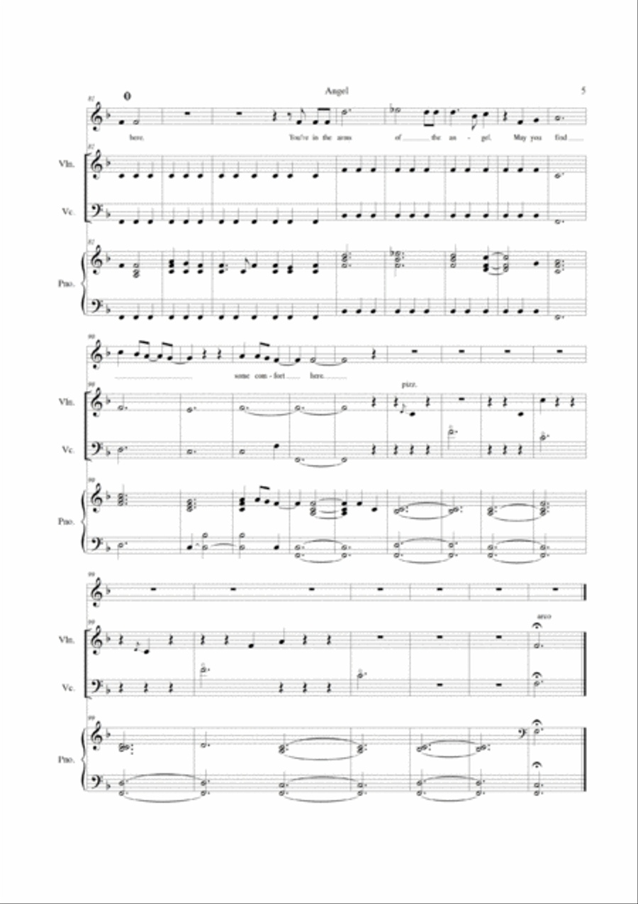 Angel Angel Piano Trio scores gallery preview page 5