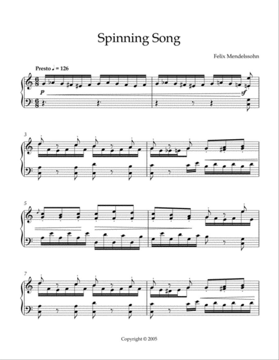 Spinning Song Spinning Song Piano Method scores gallery preview page 2