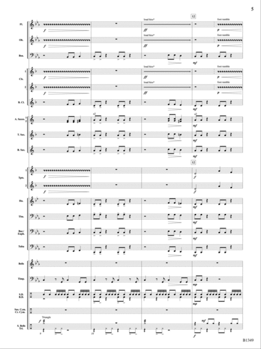 Carpathia: Score Carpathia: Score Concert Band scores gallery preview page 5