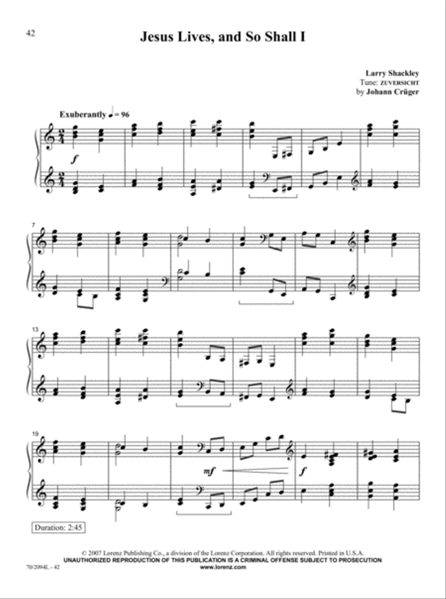 The Church Pianist's Library, Vol. 22 Piano Solo scores gallery preview page 16