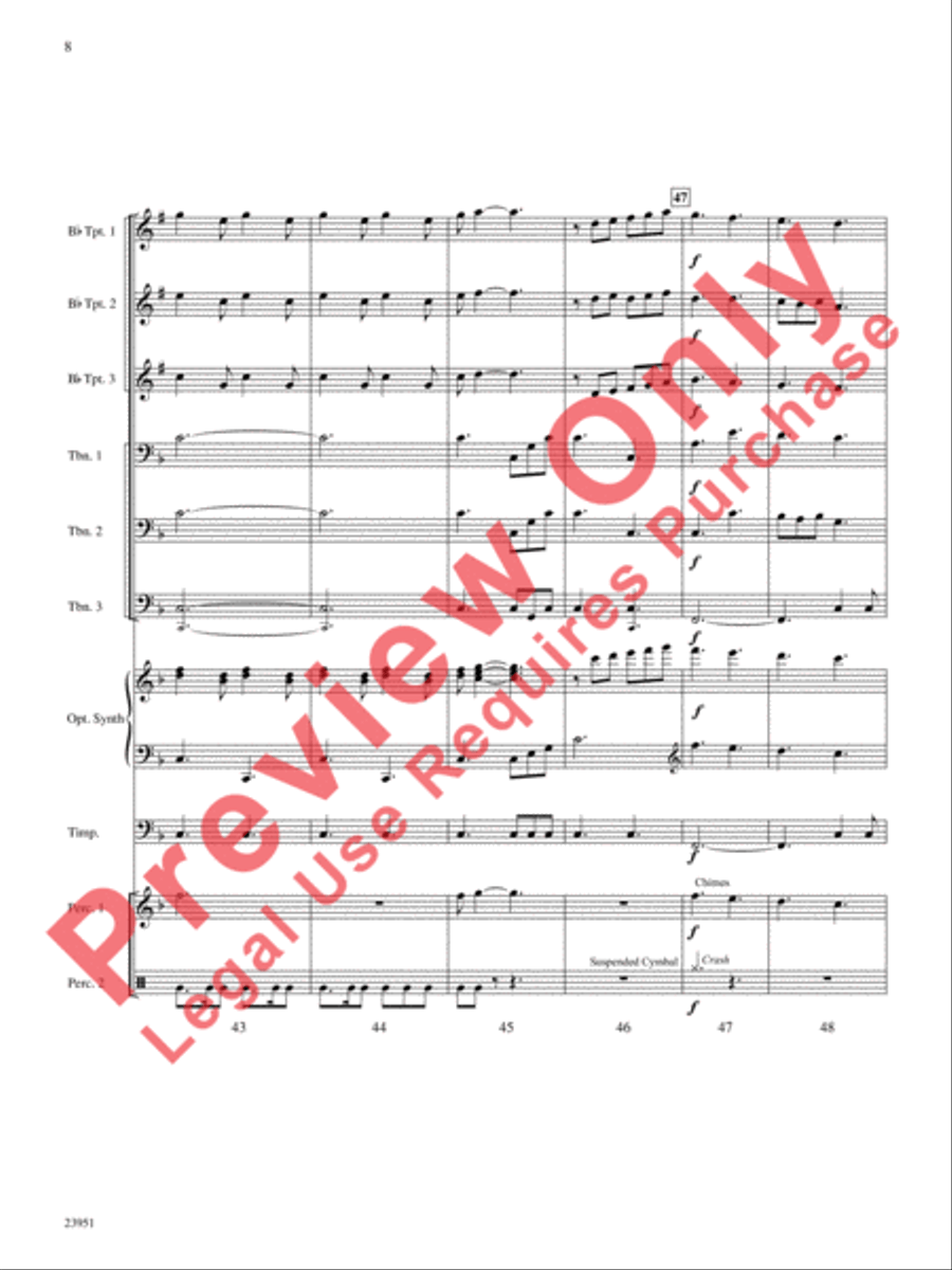 Alleluia Fanfare Alleluia Fanfare Choir scores gallery preview page 9