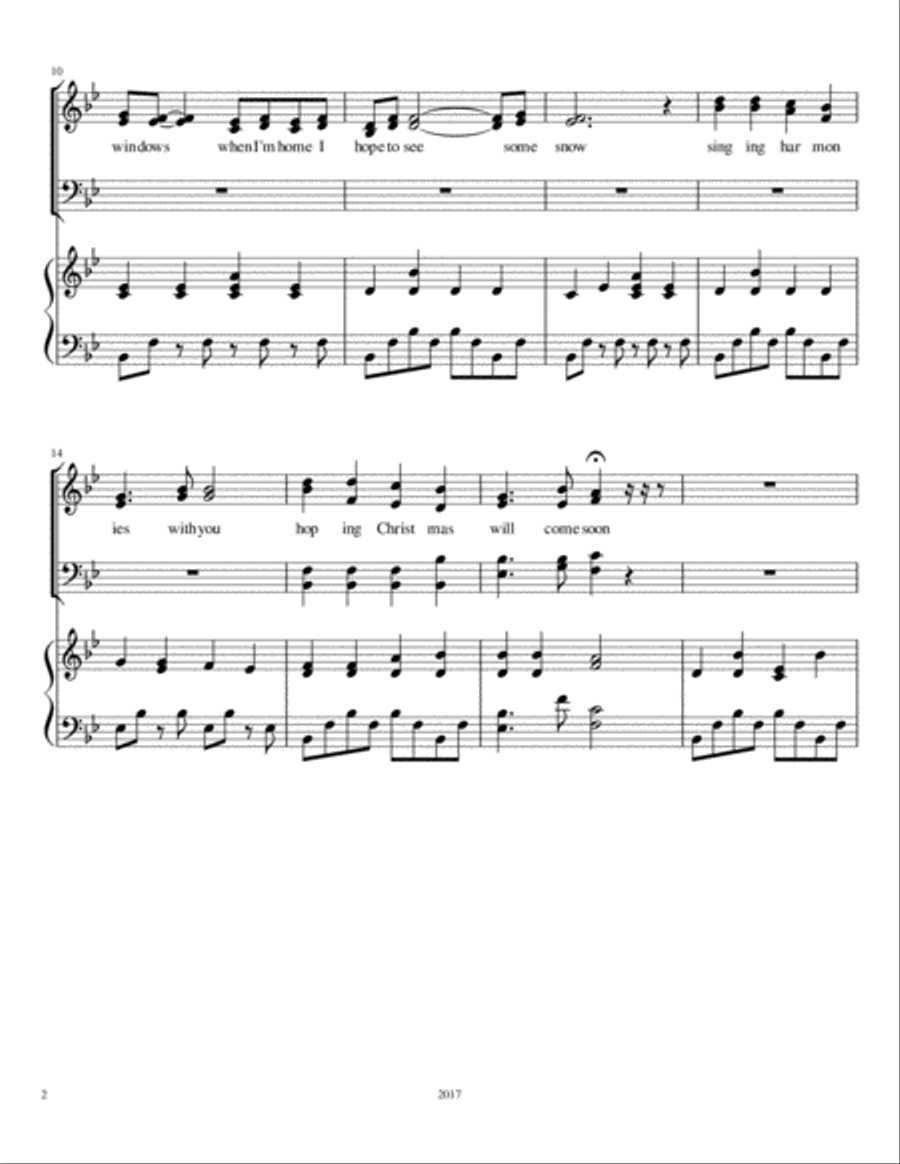 December Wish 4-Part scores gallery preview page 2