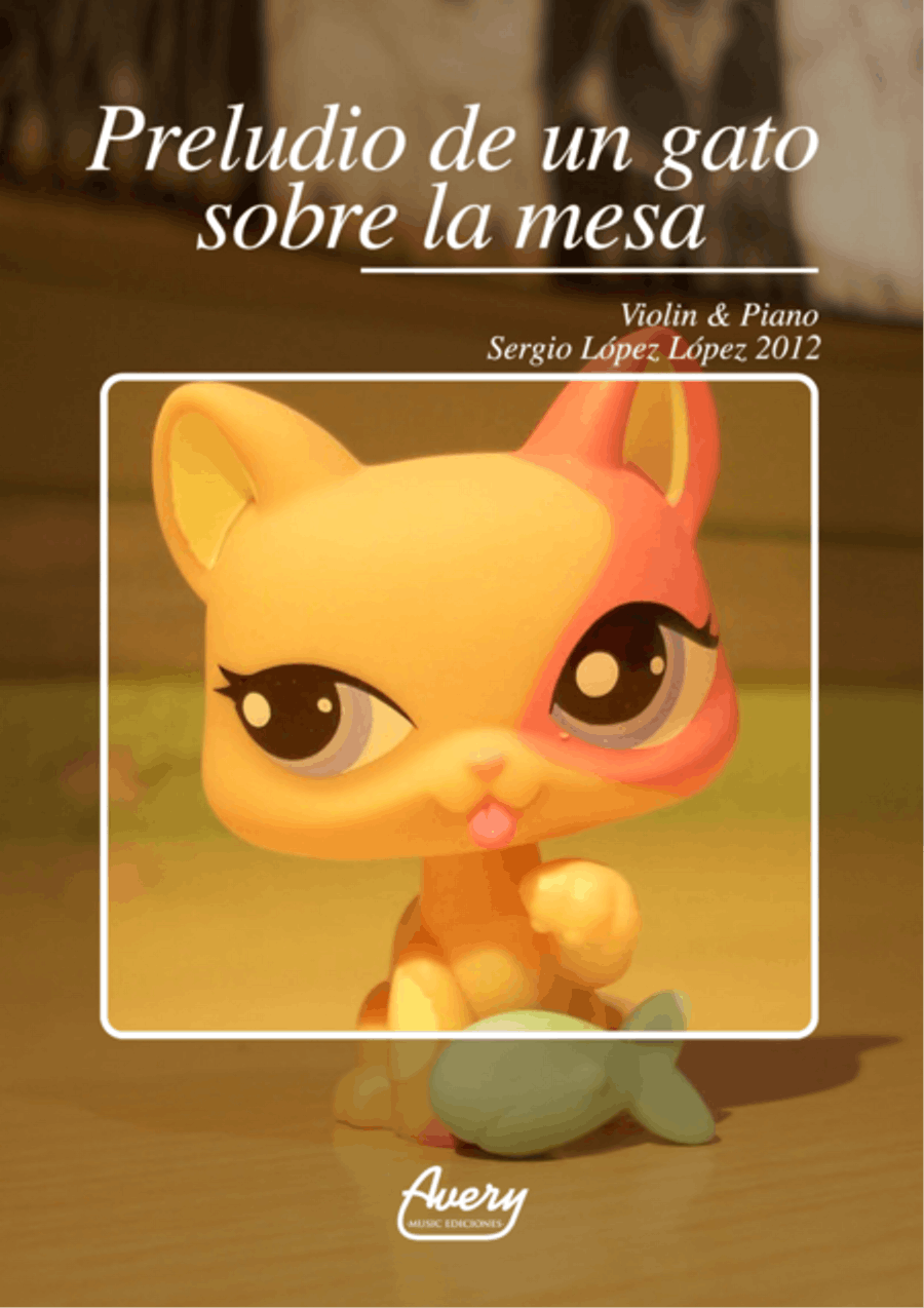 Preludio de un gato sobre la mesa Violin Solo scores gallery preview page 1