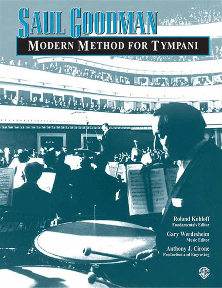 Saul Goodman -- Modern Method for Tympani Percussion scores gallery preview page 1