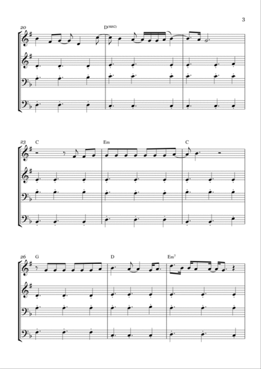 Photograph Brass Quartet scores gallery preview page 3