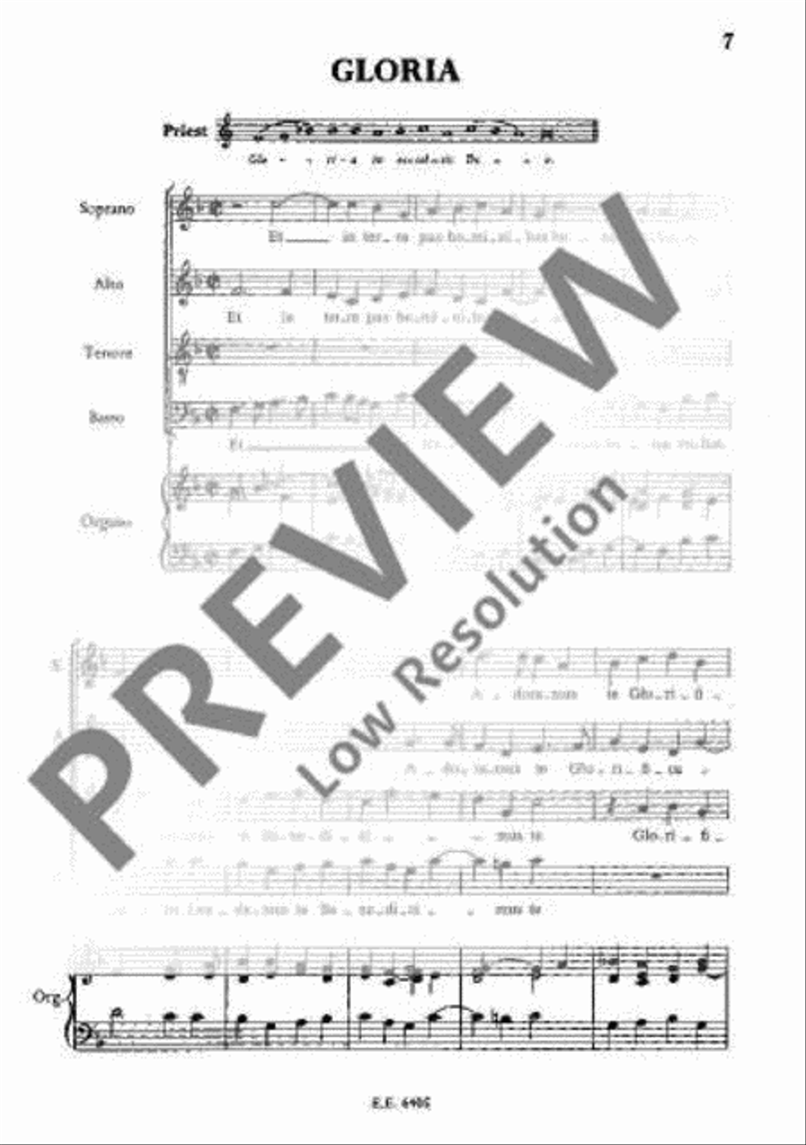 Messa Nr. II in F 4-Part scores gallery preview page 12