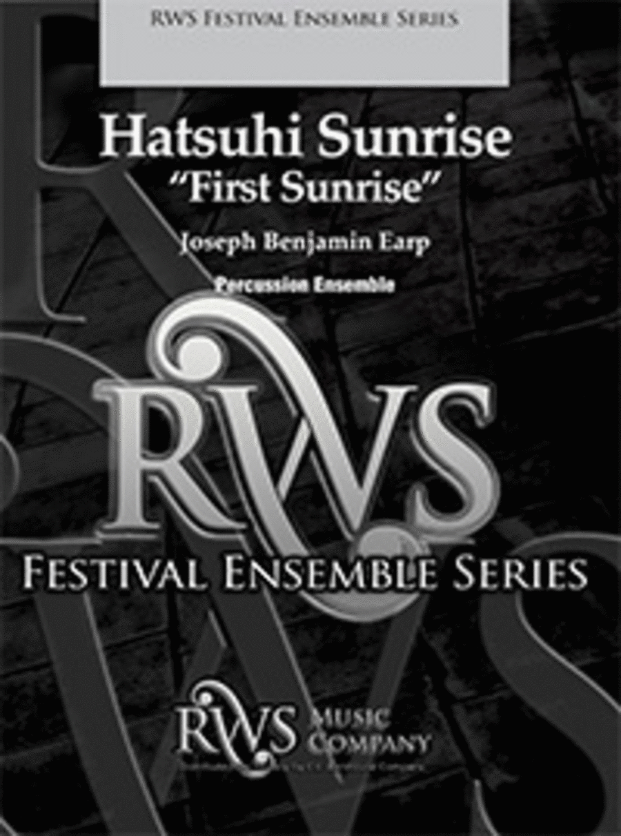Hatsuhi Sunrise Hatsuhi Sunrise Percussion Ensemble scores gallery preview page 1