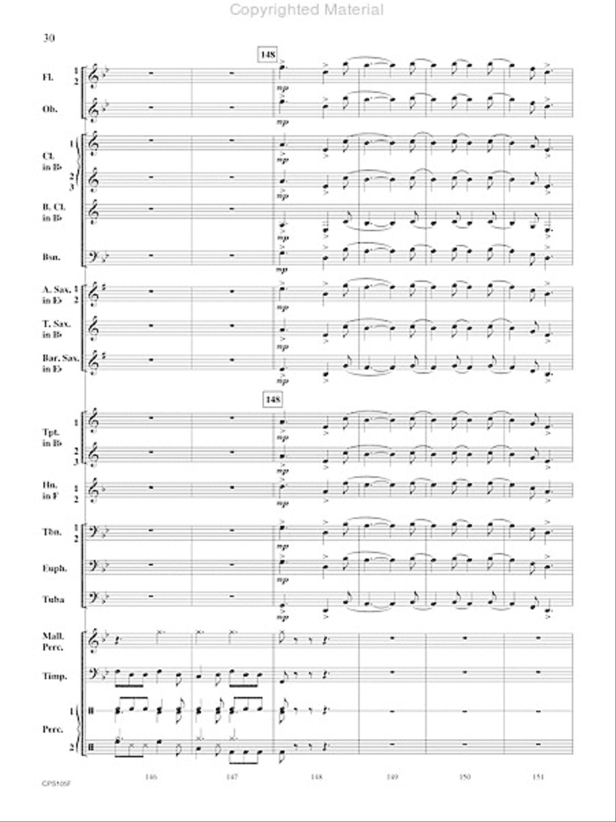 A Land Remembered A Land Remembered Concert Band scores gallery preview page 31
