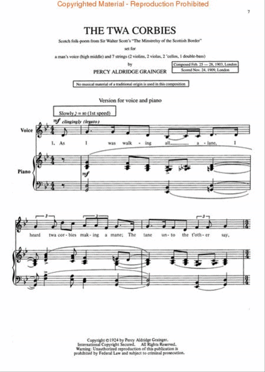 Thirteen Folksongs Thirteen Folksongs Voice scores gallery preview page 3