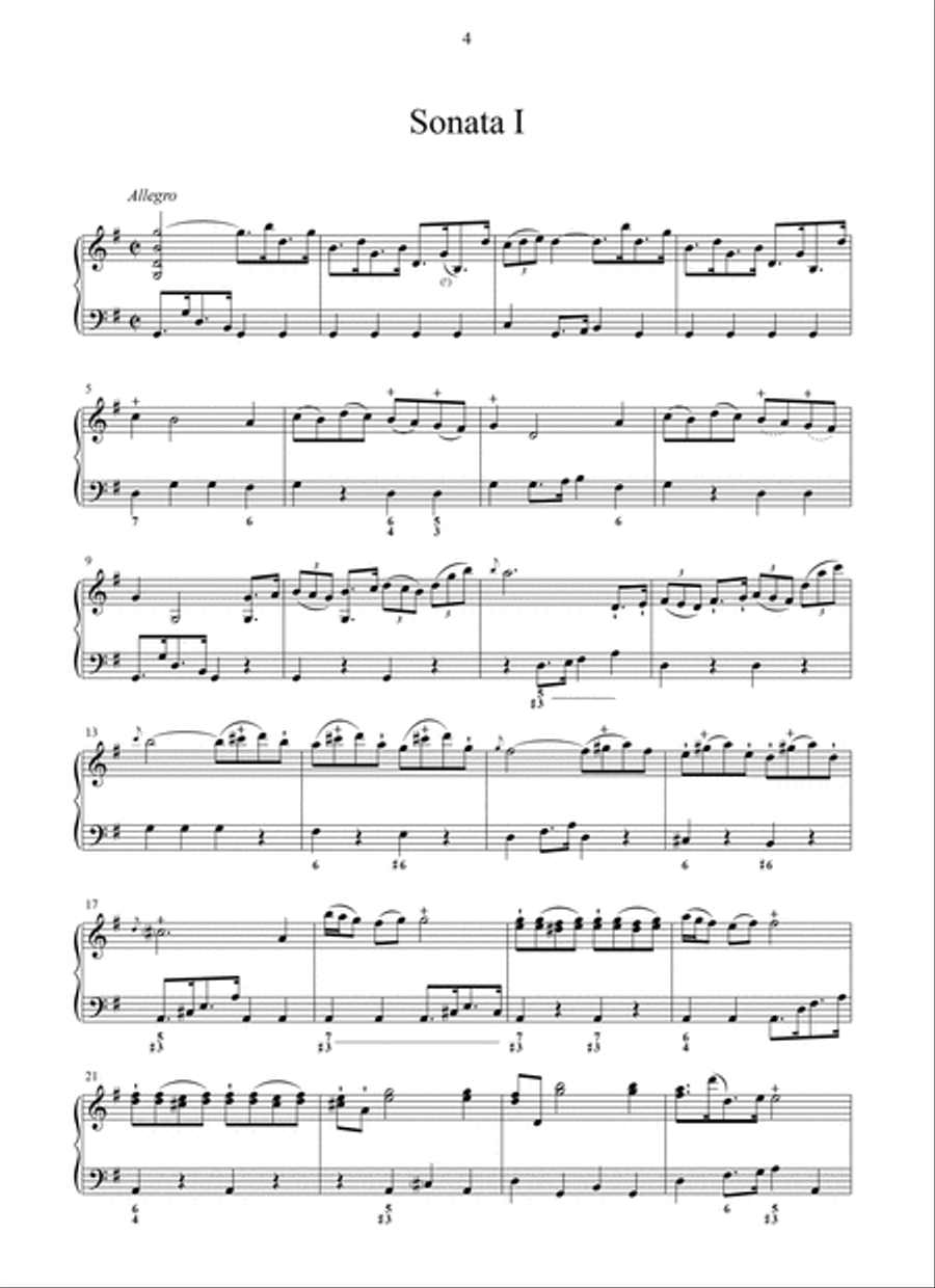 6 Sonate op.1 (London, [1751]) Violin scores gallery preview page 2