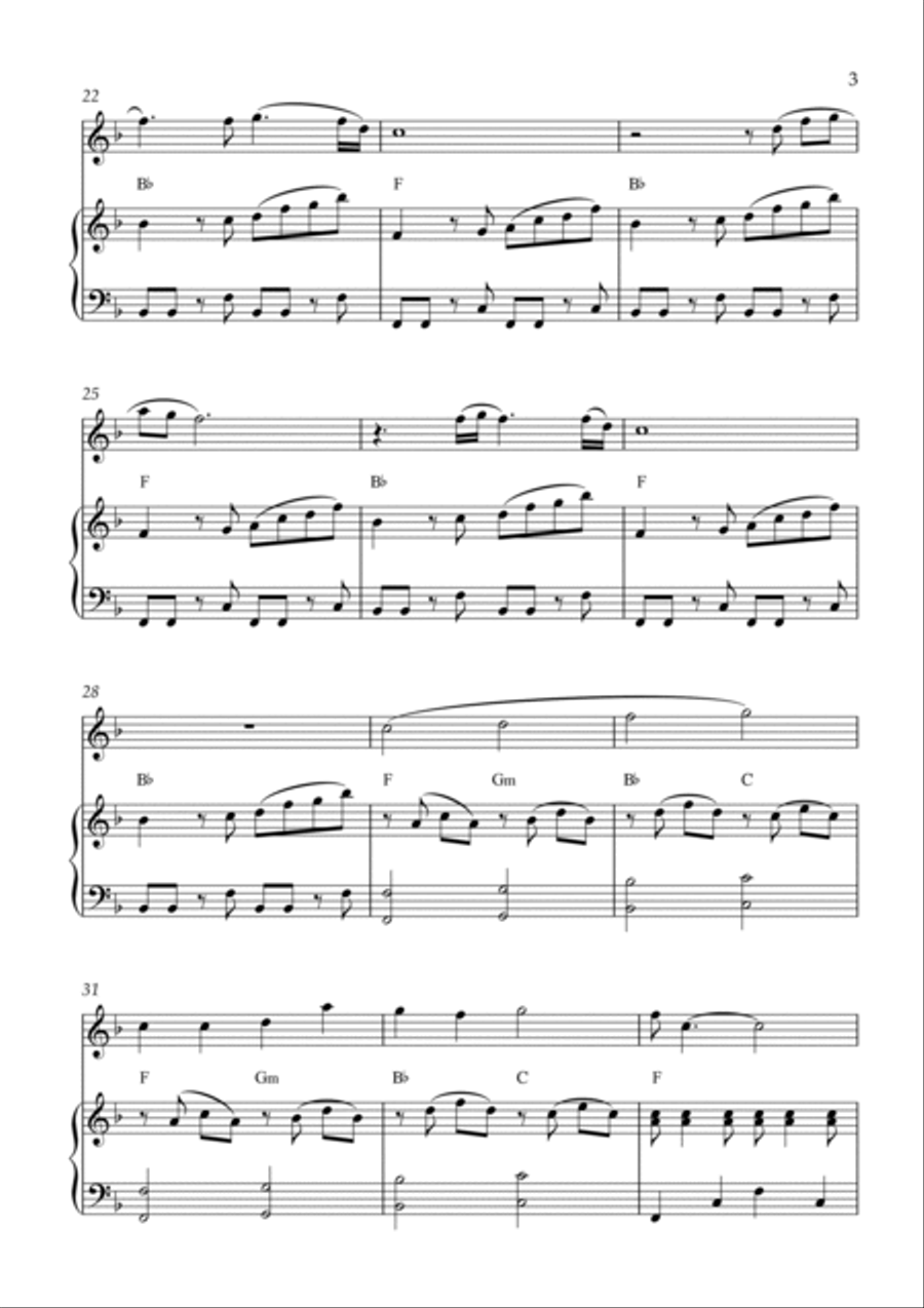 My Girl Piano scores gallery preview page 3