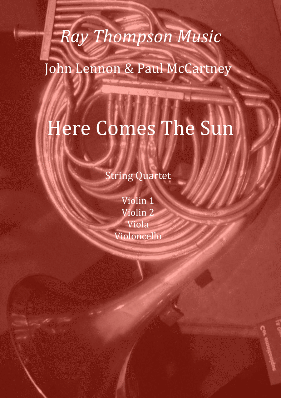 Here Comes The Sun String Quartet scores gallery preview page 1