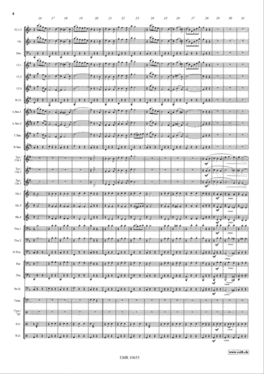 The Emperor's Monument The Emperor's Monument Concert Band scores gallery preview page 5
