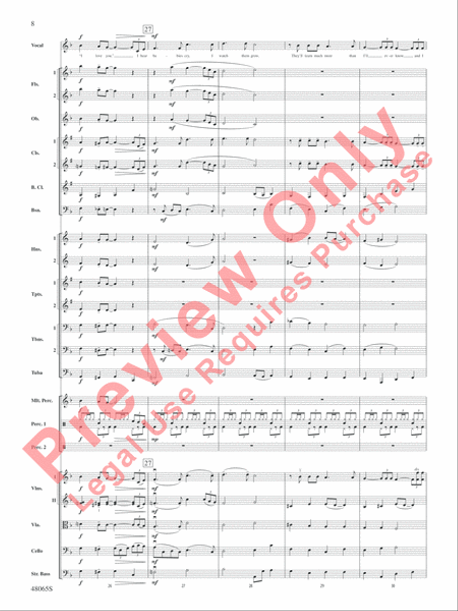 Wonderful Worlds Full Orchestra scores gallery preview page 9