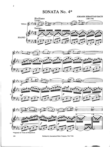 Six Violin Sonatas: Volume II (4-6)