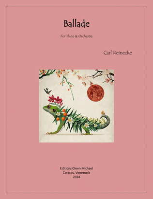 Book cover for Ballade for Flute & Orchestra